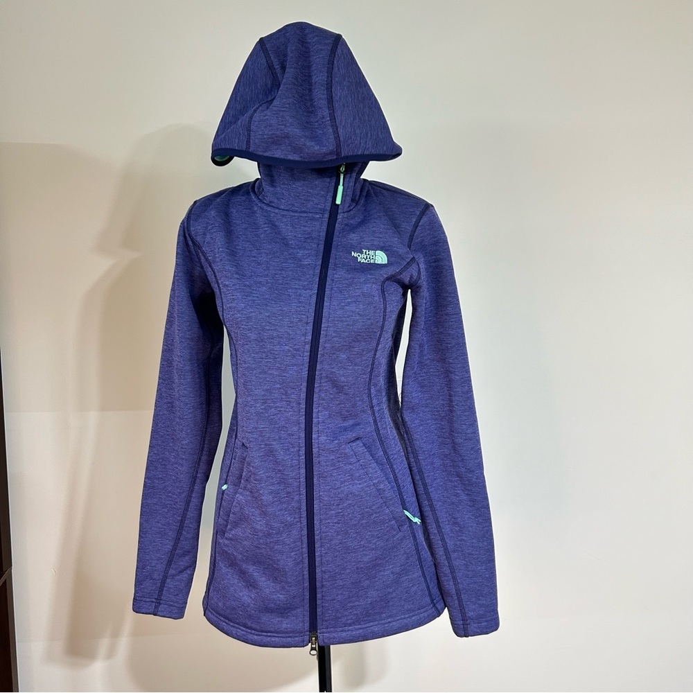 The North Face Womens Haldee Raschel Parka Zip up Fleece Jacket Xs
